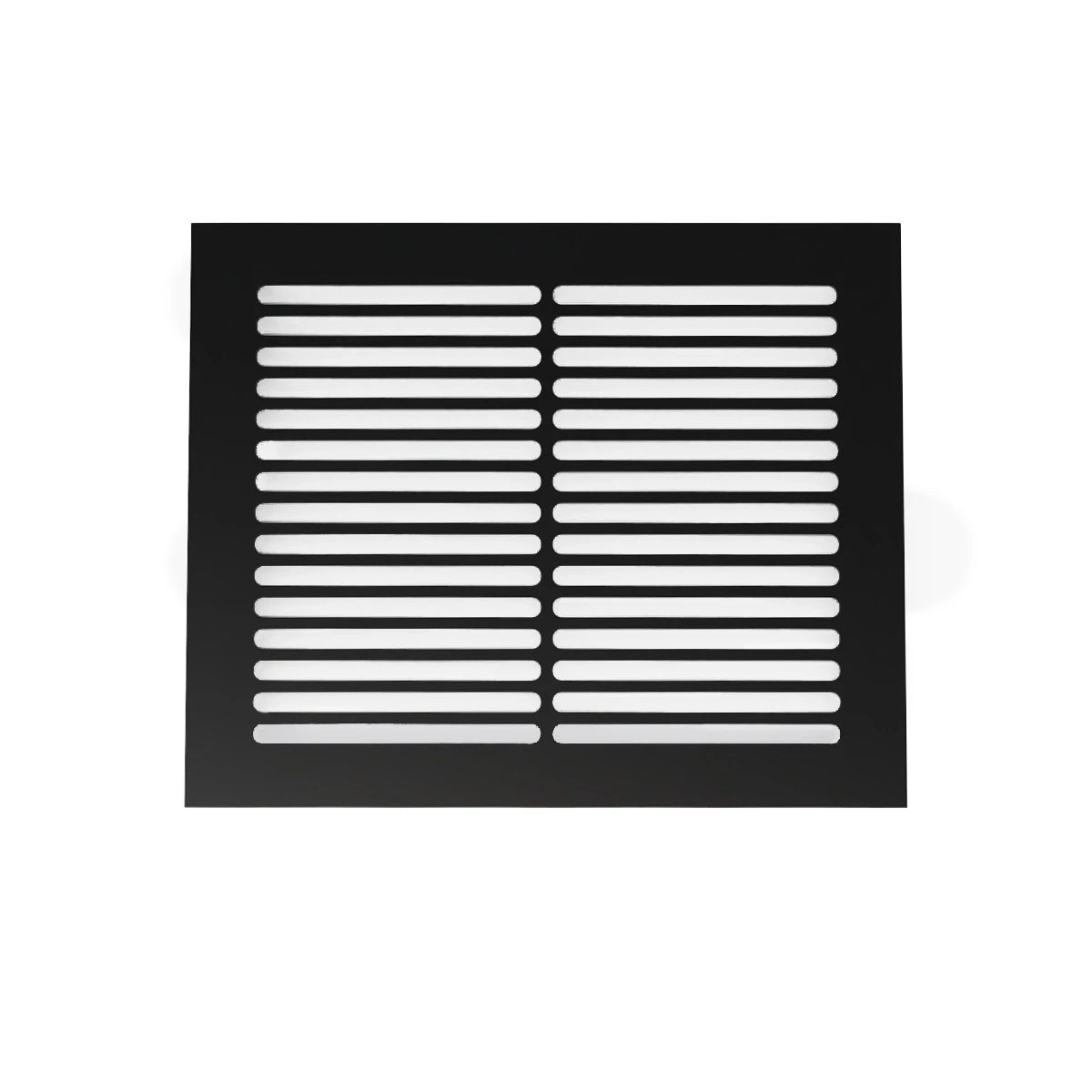 Lüftungsgitter Schwarz – 25 x 20,5 cm – 210 cm²