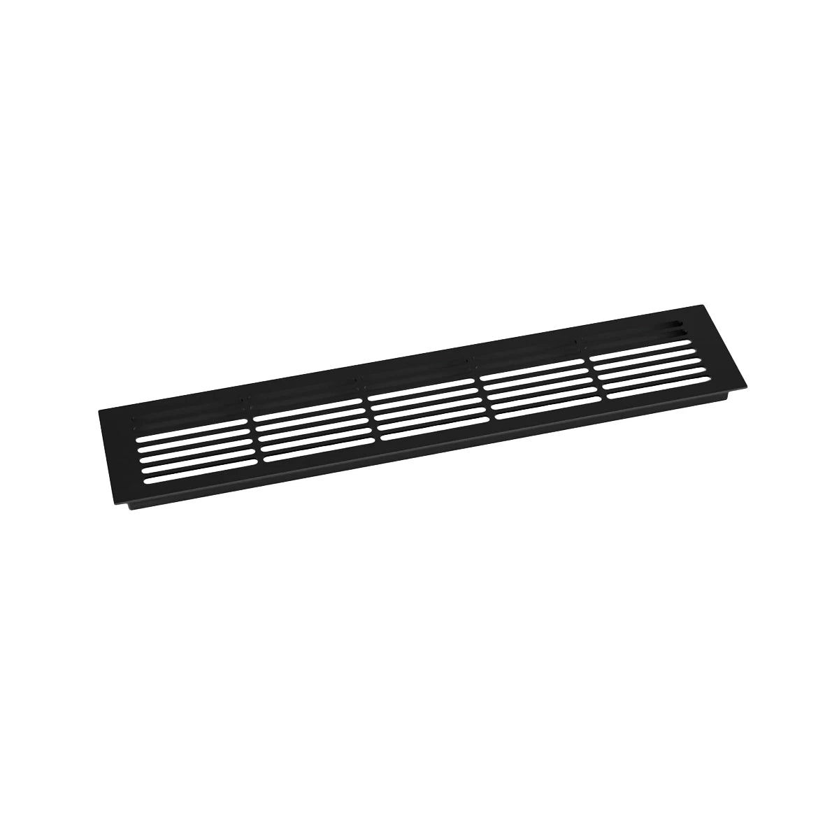 Lüftungsgitter Schwarz – 50 x 10 cm – 214 cm²