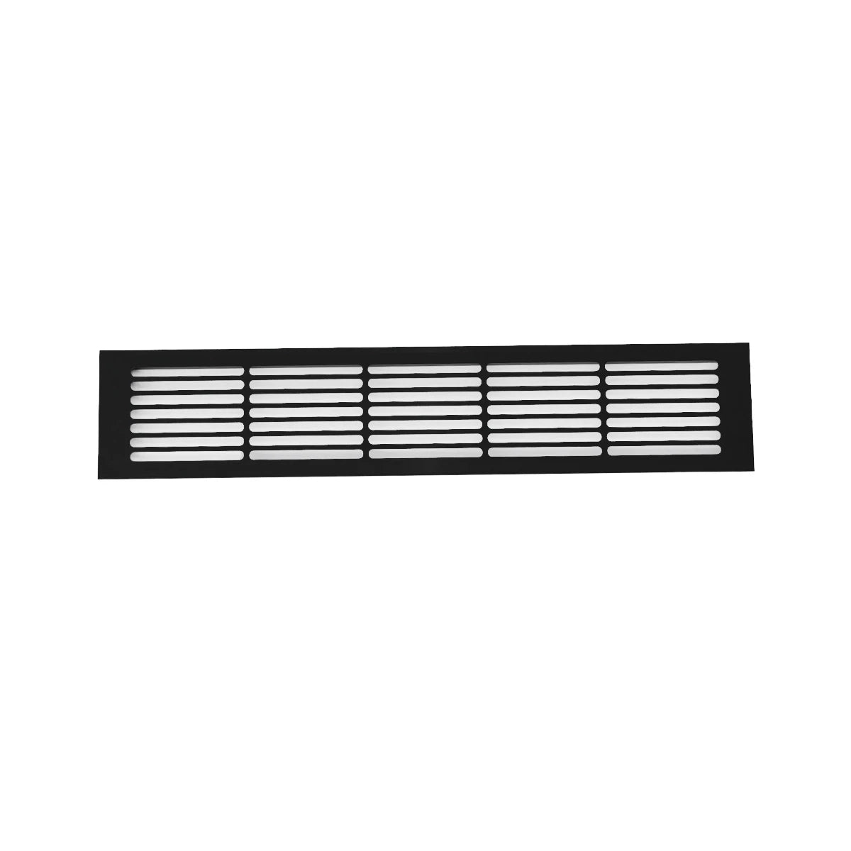 Lüftungsgitter Schwarz – 50 x 10 cm – 214 cm²