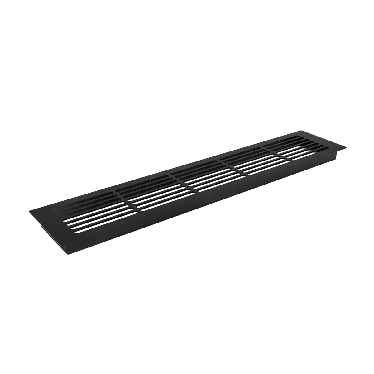 Lüftungsgitter Schwarz – 50 x 10 cm – 214 cm²
