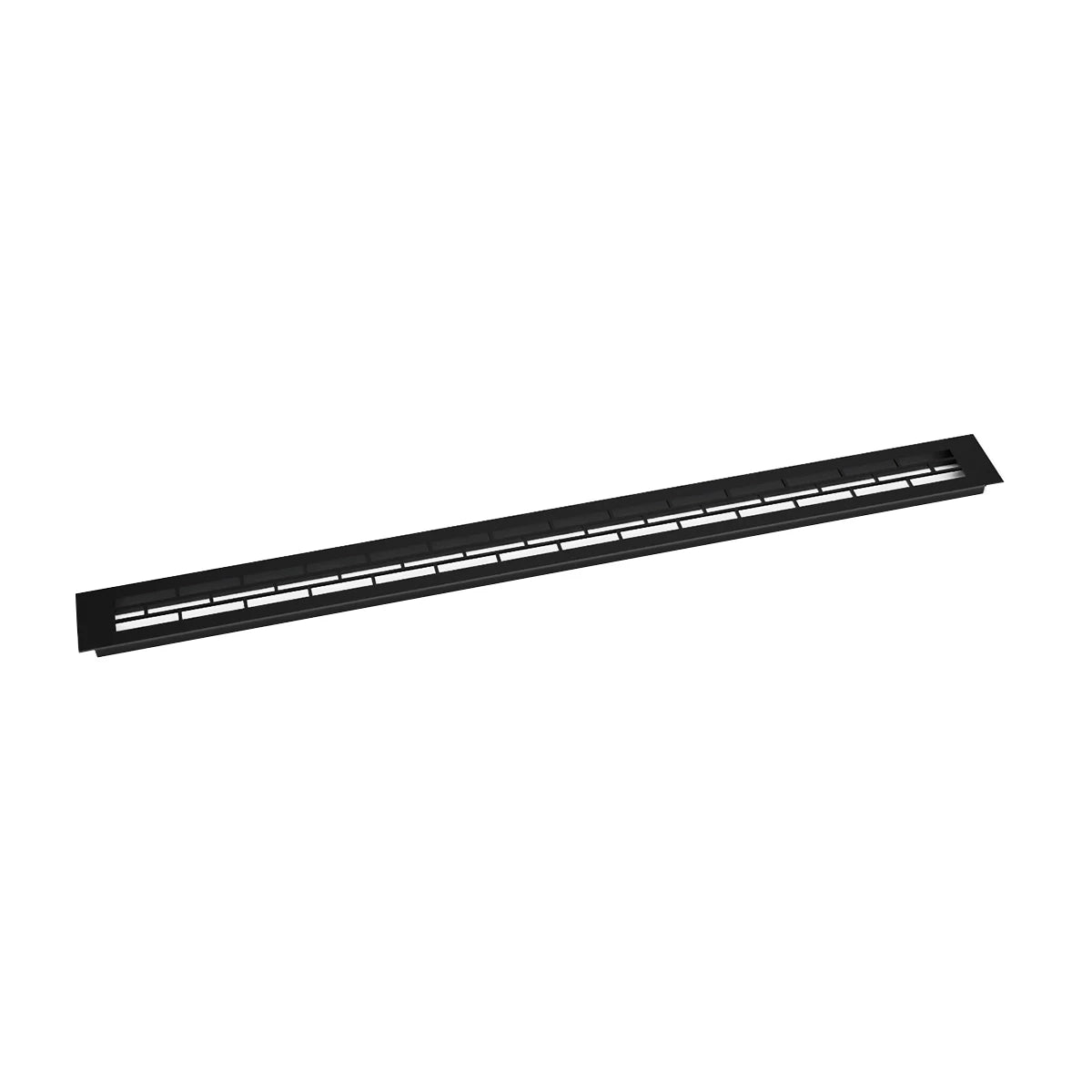 Lüftungsgitter Schwarz – 80 x 6,5 cm – 210 cm²