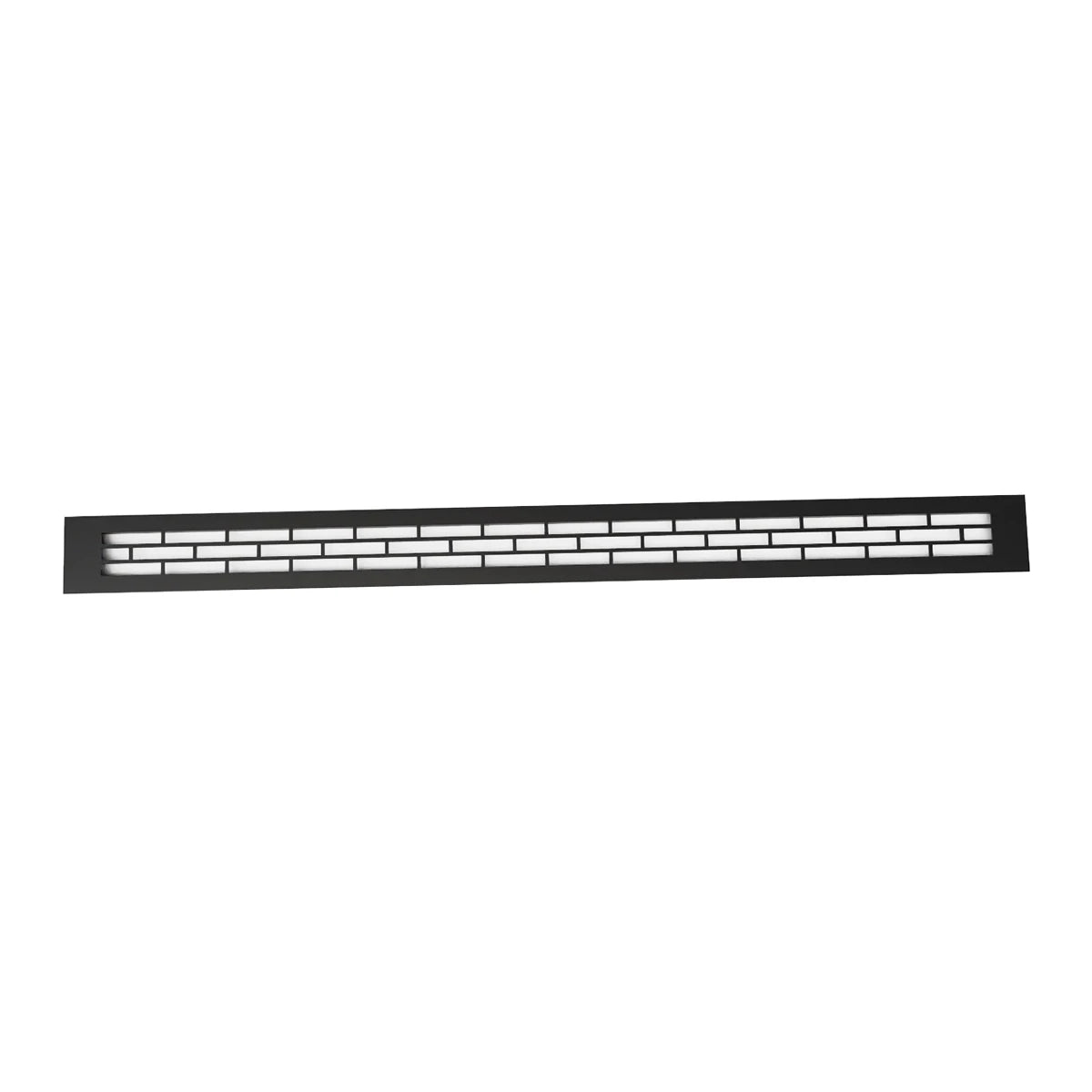 Lüftungsgitter Schwarz – 80 x 6,5 cm – 210 cm²