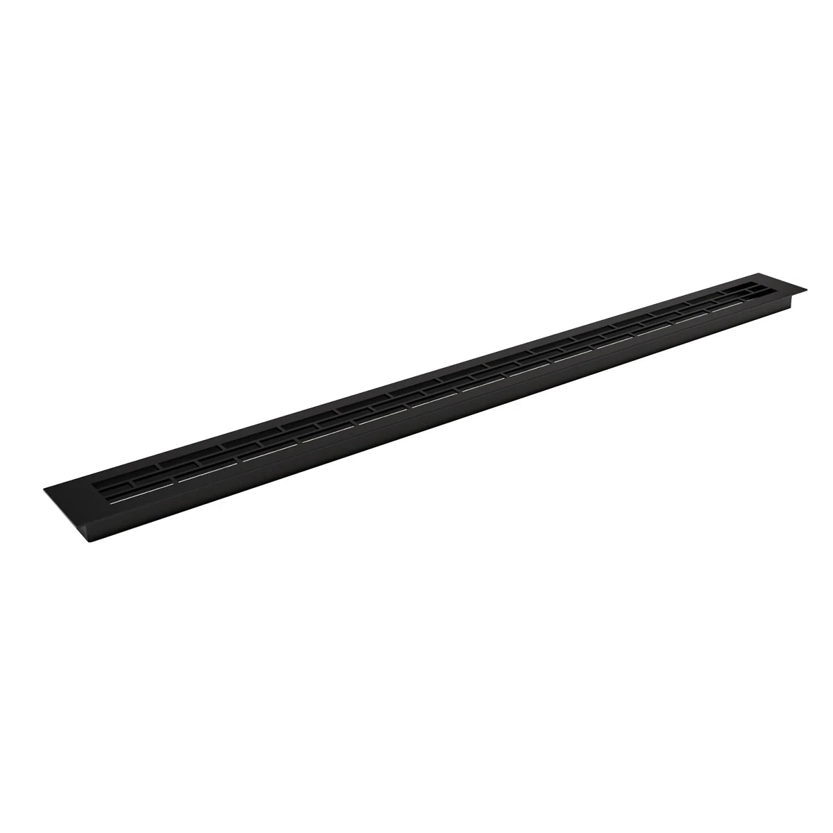 Lüftungsgitter Schwarz – 80 x 6,5 cm – 210 cm²