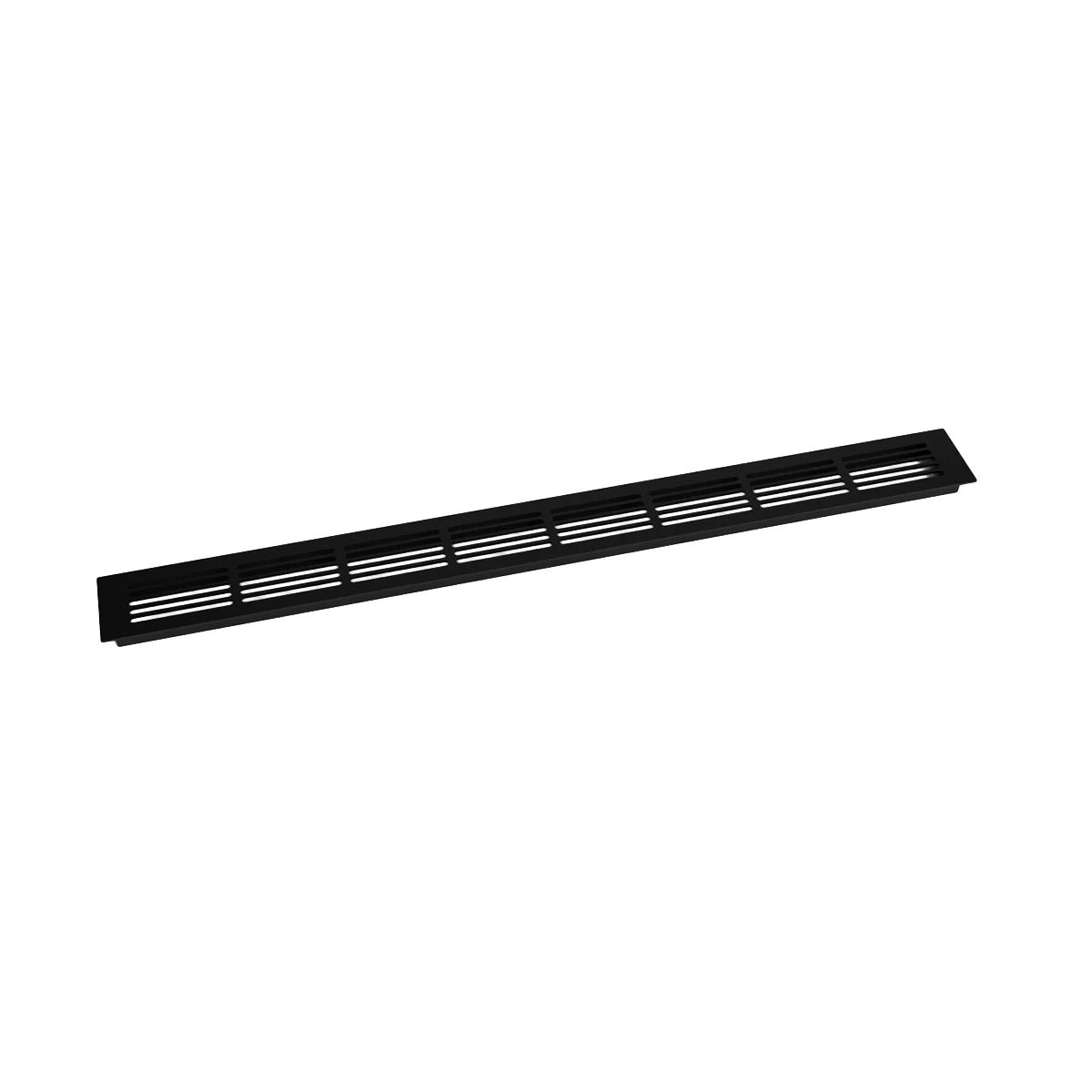 Lüftungsgitter Schwarz – 80 x 7,6 cm – 210 cm²