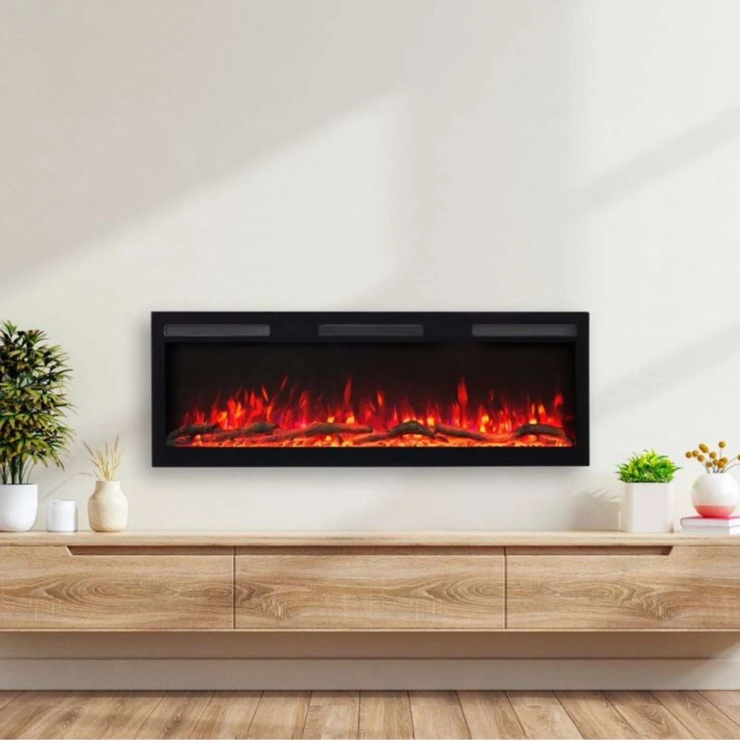 Majestic PRO vægmonteret elektrisk pejs 42" (107 cm)