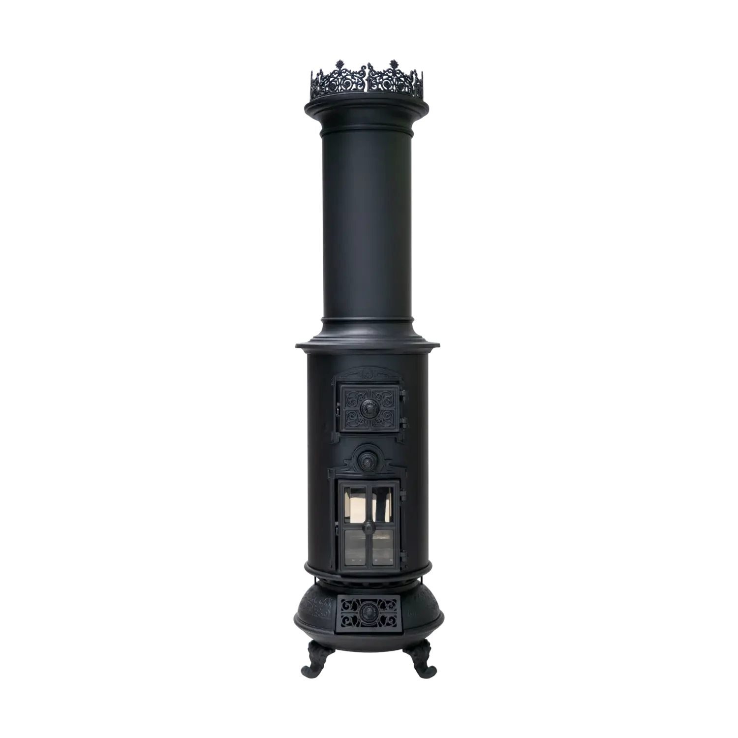 Westbo Classic - Schwarzer freistehender Bioethanol-Kamin