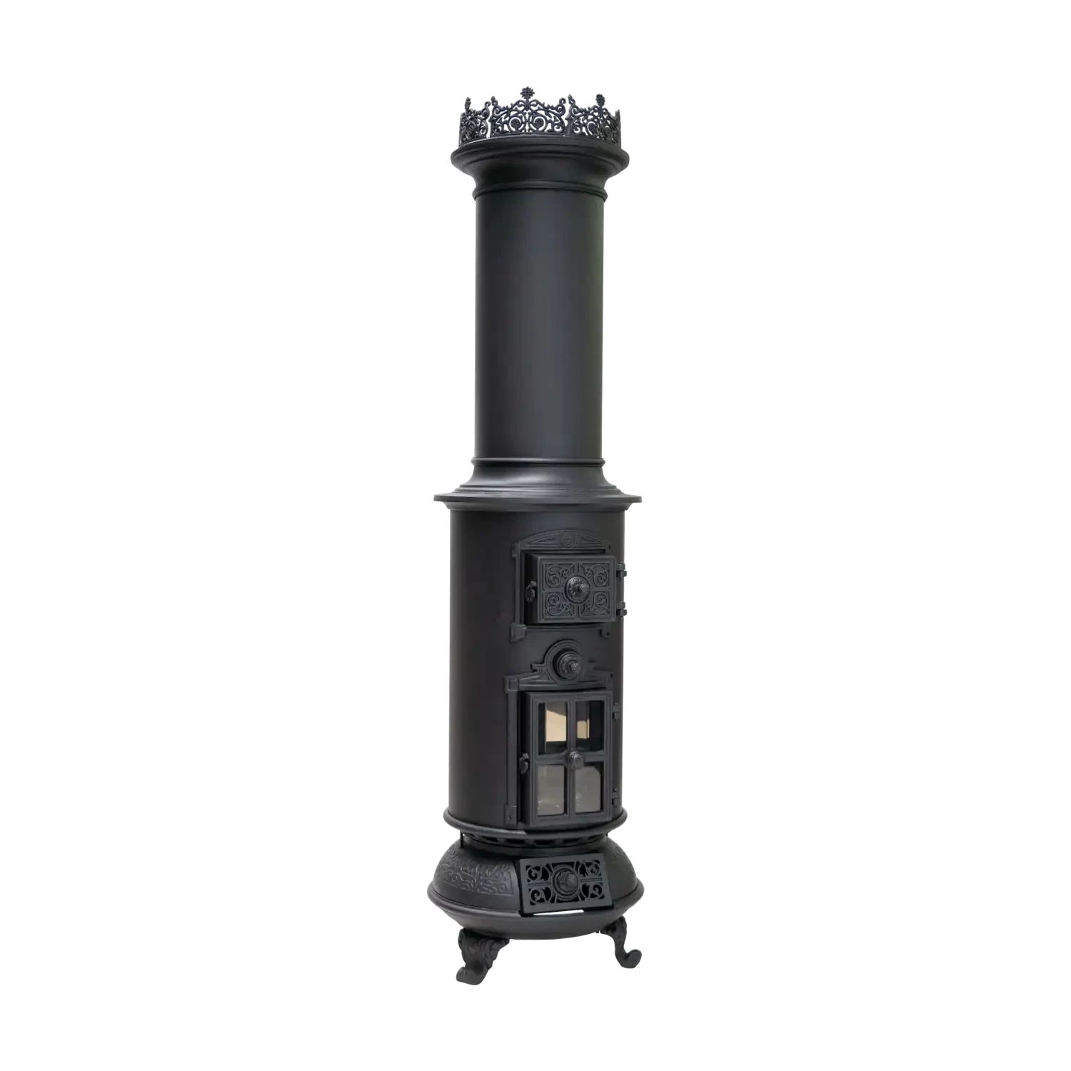 Westbo Classic - Schwarzer freistehender Bioethanol-Kamin